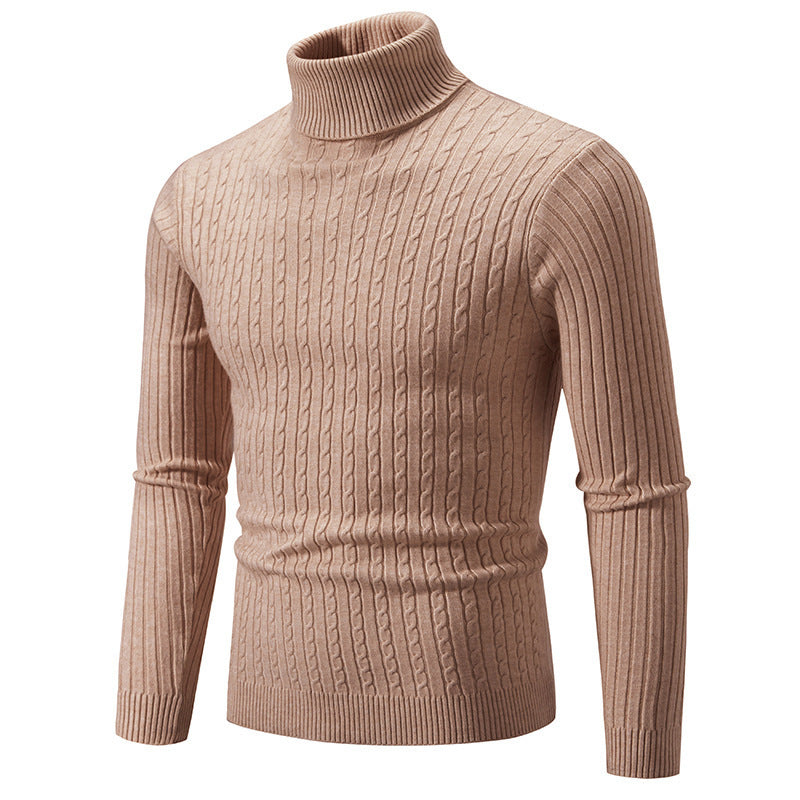 Men's turtleneck sweater made of comfortable knit quality Skorter