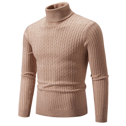 Men's turtleneck sweater made of comfortable knit quality Skorter