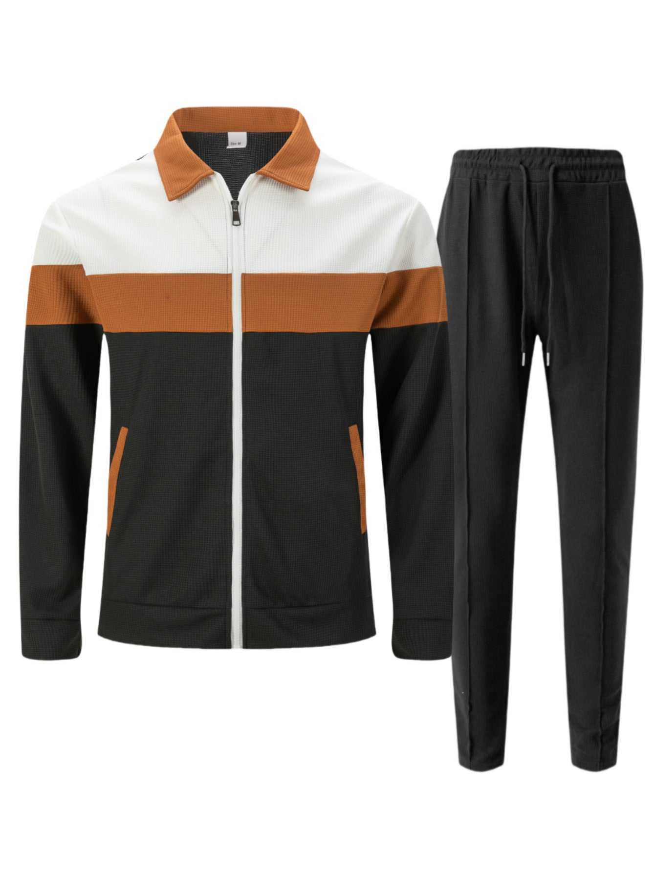 Men's sporty tracksuit set with breathable material and functional pockets Skorter