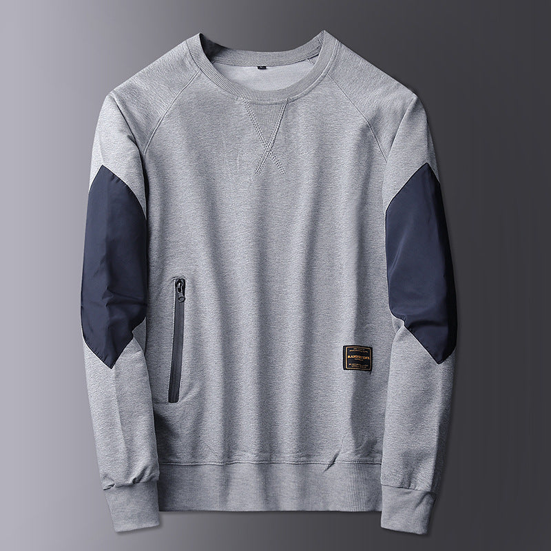 Men's sporty sweatshirt with contrasting sleeves Skorter