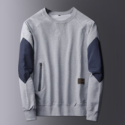 Men's sporty sweatshirt with contrasting sleeves Skorter
