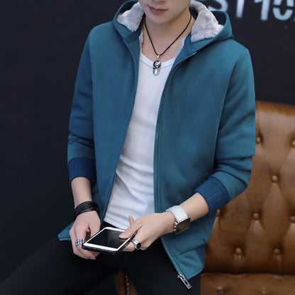 Men's transitional jacket with cozy inner lining and practical hood system Skorter