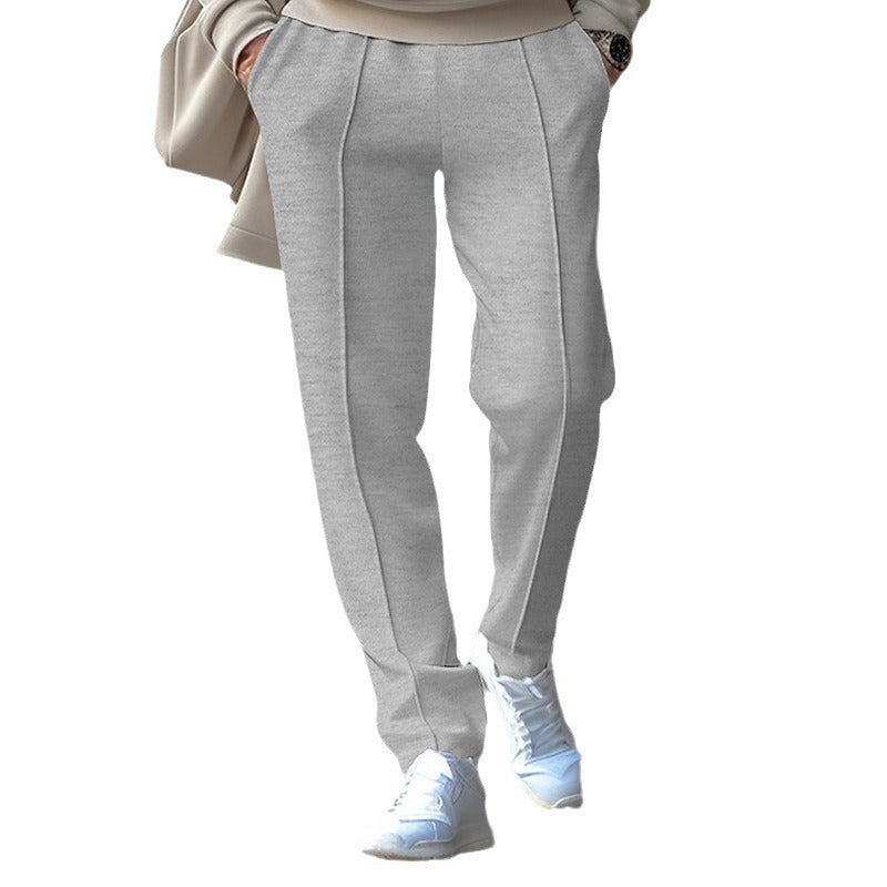 Men's sporty jogging pants with elastic waistband and side inserts Skorter