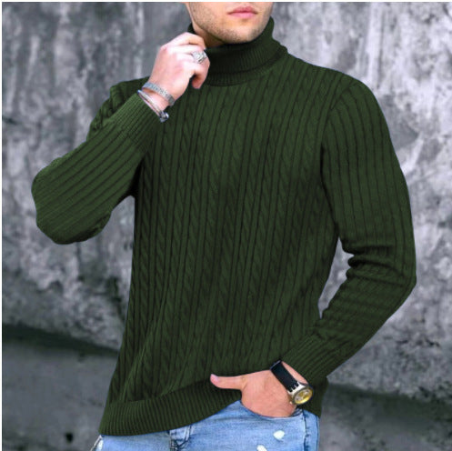 Men's turtleneck sweater made of comfortable knit quality Skorter