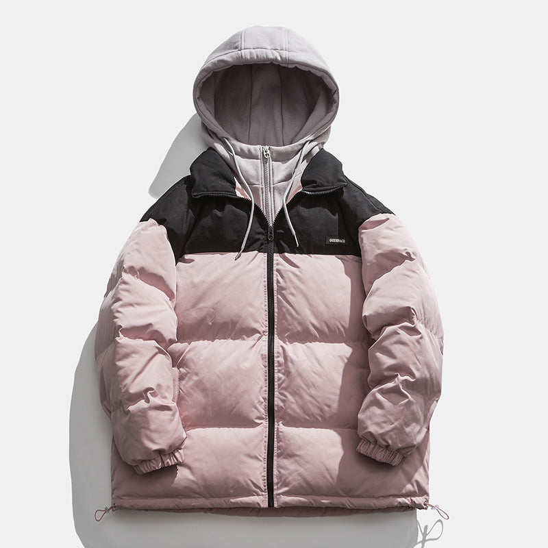 Men's winter jacket with detachable hood and heat-insulating lining Skorter