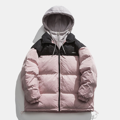 Men's winter jacket with detachable hood and heat-insulating lining Skorter