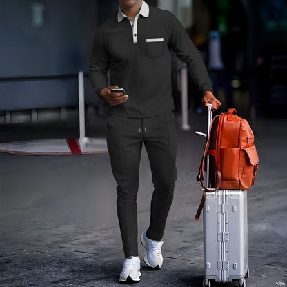 Men's stylish polyester tracksuit with breathable properties Skorter