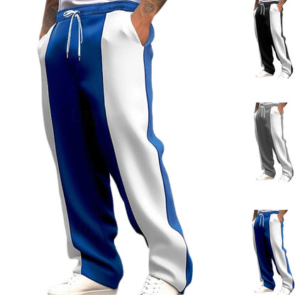 Men's sporty training pants with contrasting details Skorter