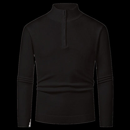 Men's pullover with high collar and zipper Skorter