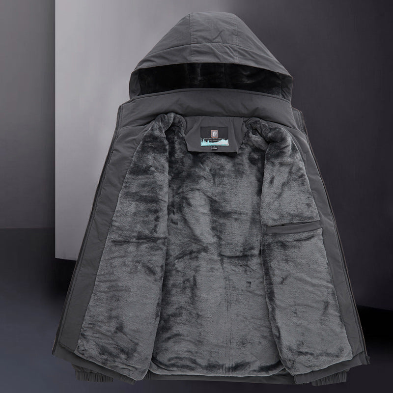 Men's Breathable Functional Jacket with Adjustable Hood Skorter