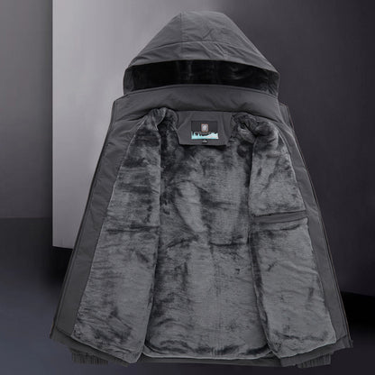 Men's Breathable Functional Jacket with Adjustable Hood Skorter