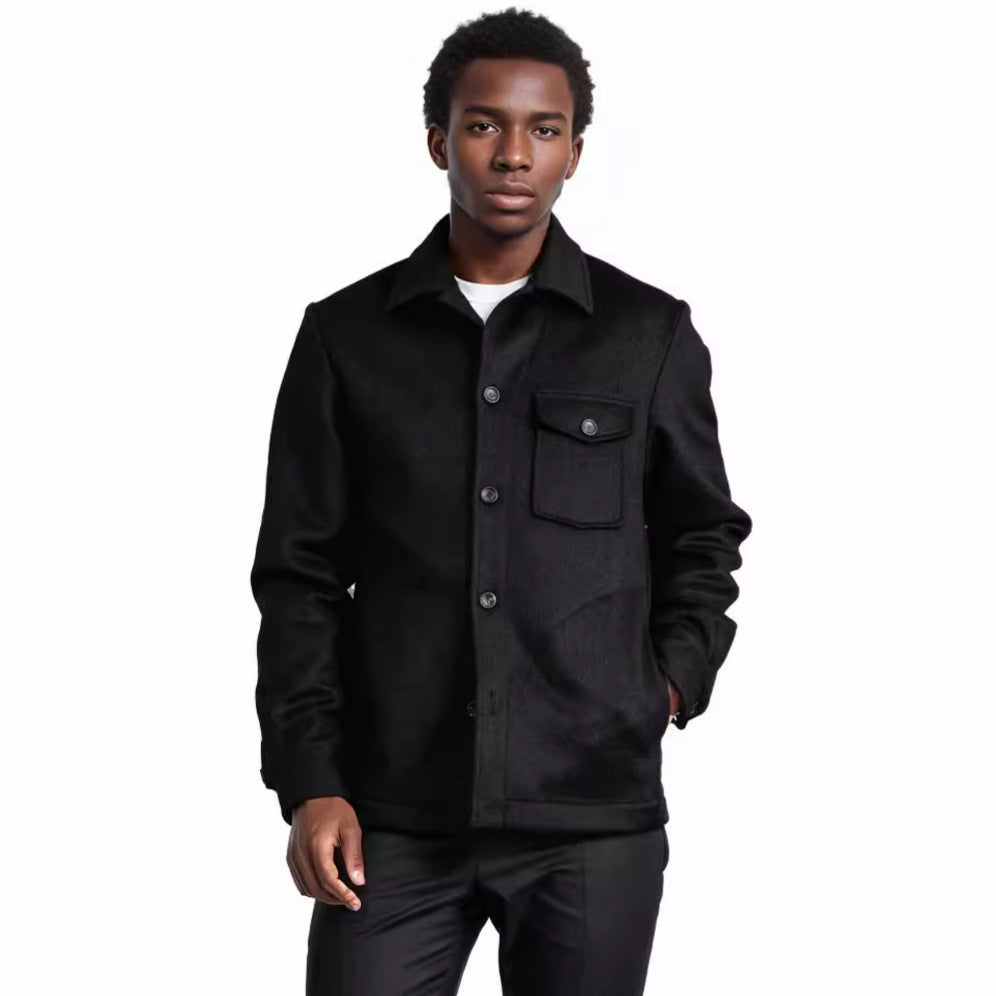 Men's wool jacket with practical chest pocket Skorter