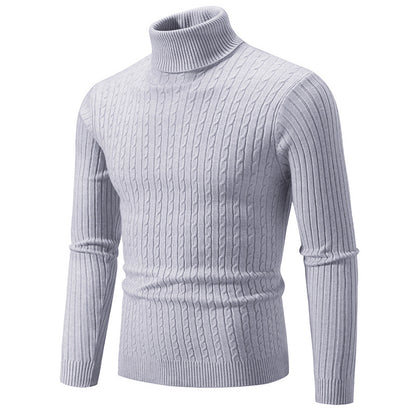 Men's turtleneck sweater made of comfortable knit quality Skorter