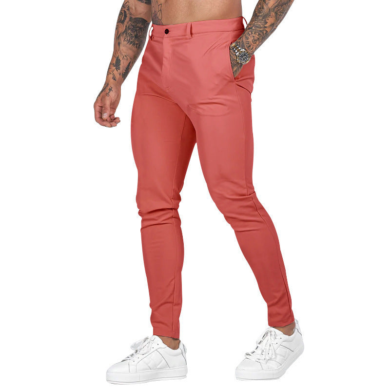 Men's chinos in slim-fit cut from Skorter