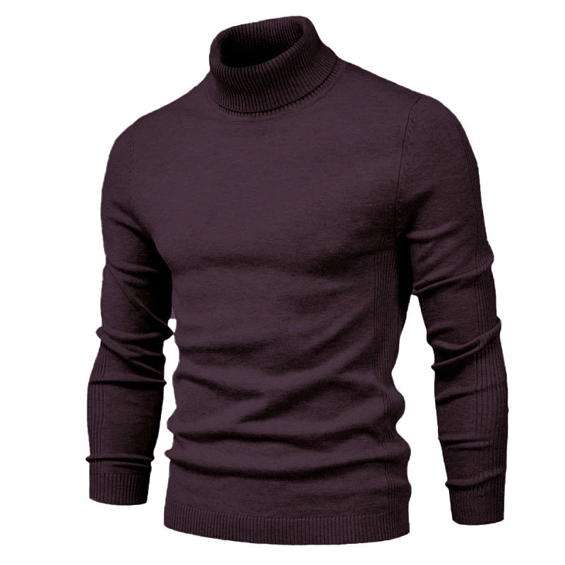 Men's stylish turtleneck sweater made of fine Merino wool Skorter