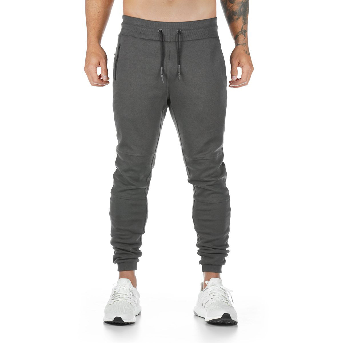 Men's sporty jogging pants made of high-quality stretch material with practical pockets Skorter