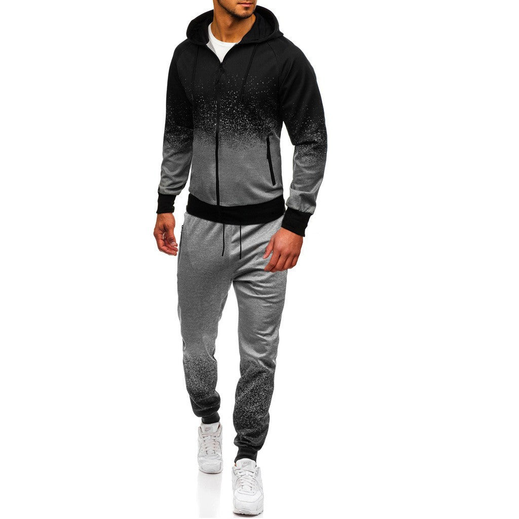 Men's tracksuit with modern gradient and comfortable material Skorter