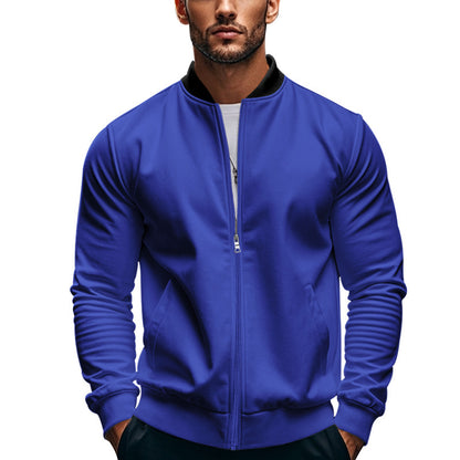 Men's sporty bomber jacket with high collar and practical pockets Skorter