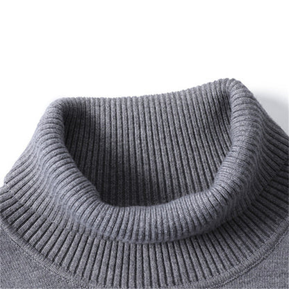 Men's turtleneck sweater made of finest wool Skorter