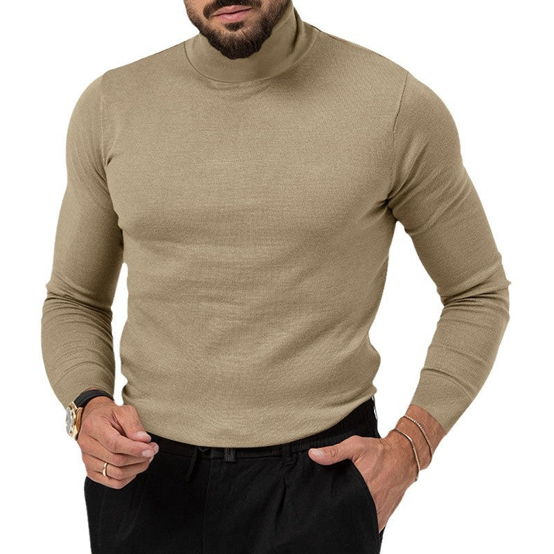 Men's elegant turtleneck sweater made of high-quality merino wool Skorter