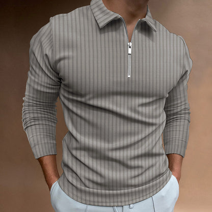 Men's stylish polo shirt with zipper Skorter