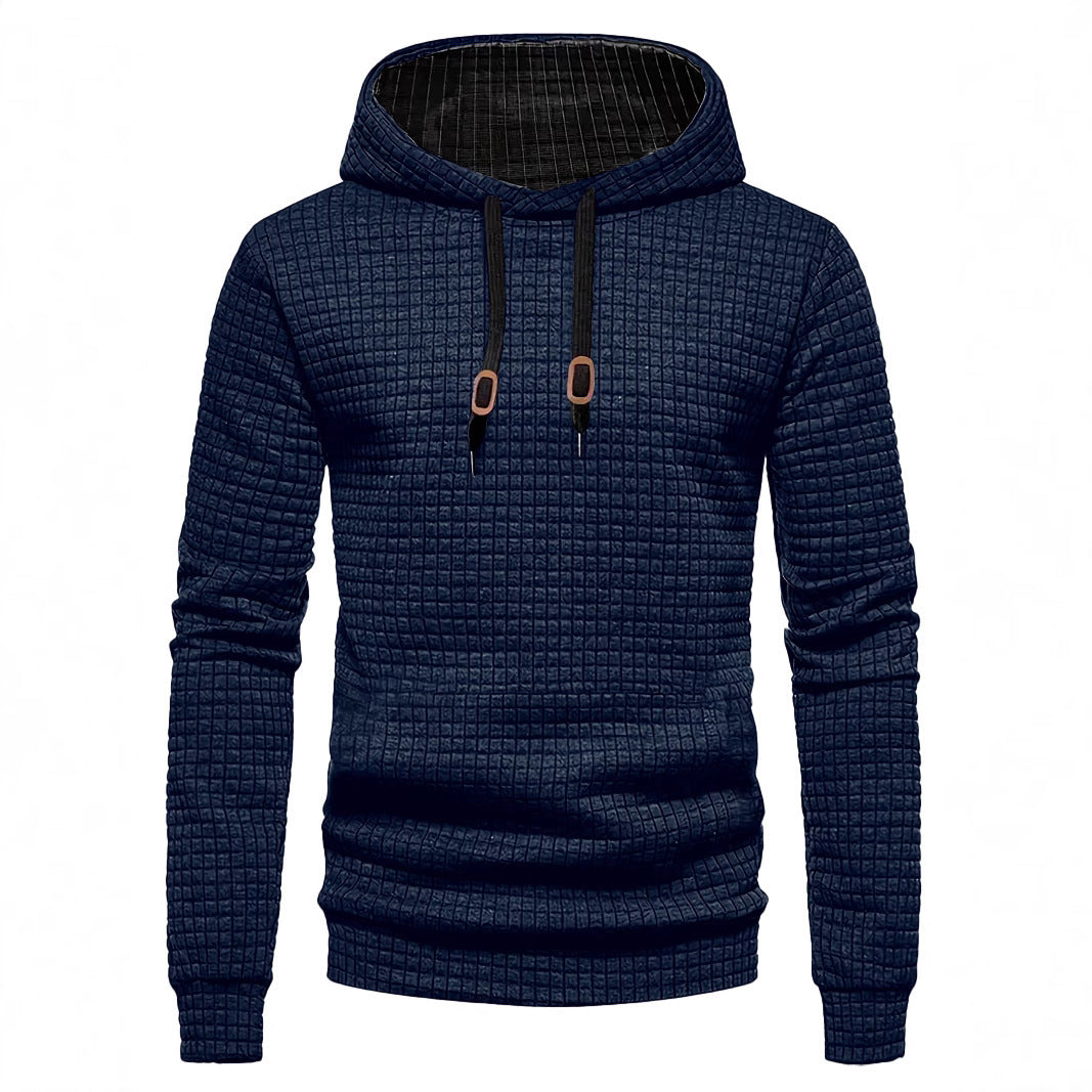 Men's stylish hoodie with textured design Skorter
