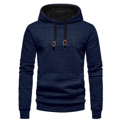 Men's stylish hoodie with textured design Skorter