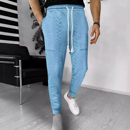 Men's cargo jogging pants with elastic waistband and practical pockets Skorter