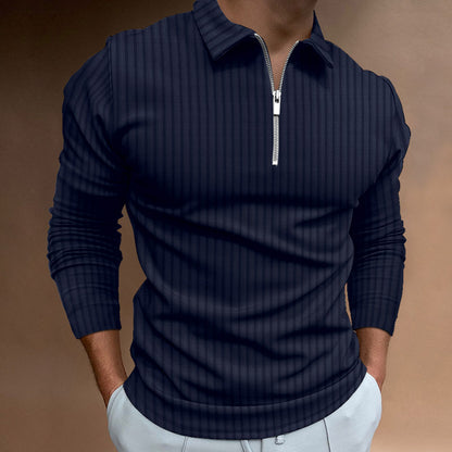 Men's stylish polo shirt with zipper Skorter