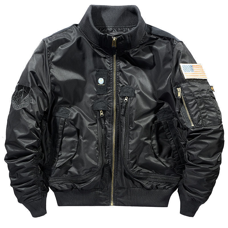 Men's stylish bomber jacket with versatile pockets Skorter