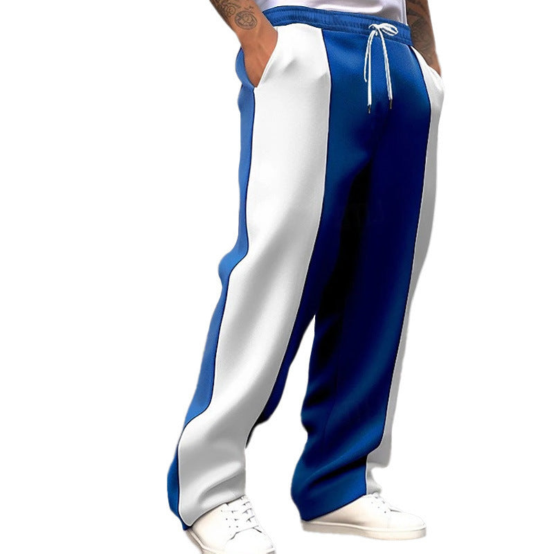Men's sporty training pants with contrasting details Skorter