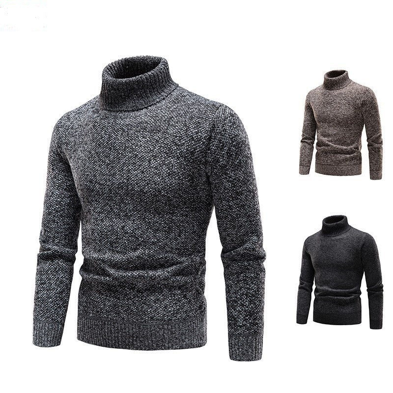 Men's turtleneck sweater made of high-quality wool Skorter