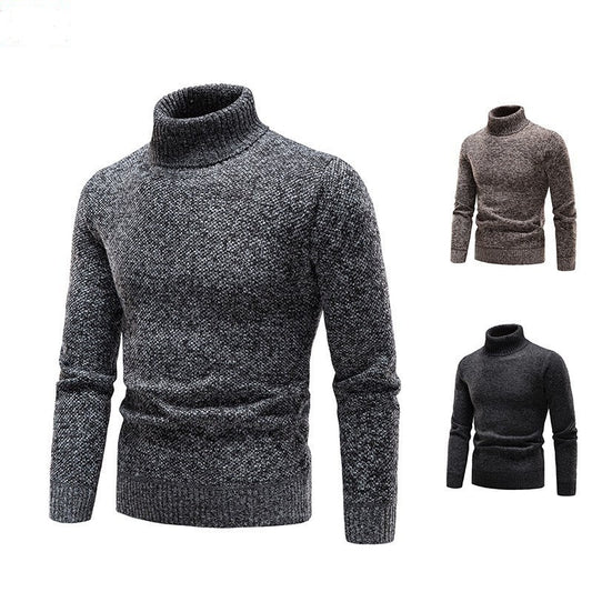Men's turtleneck sweater made of high-quality wool Skorter