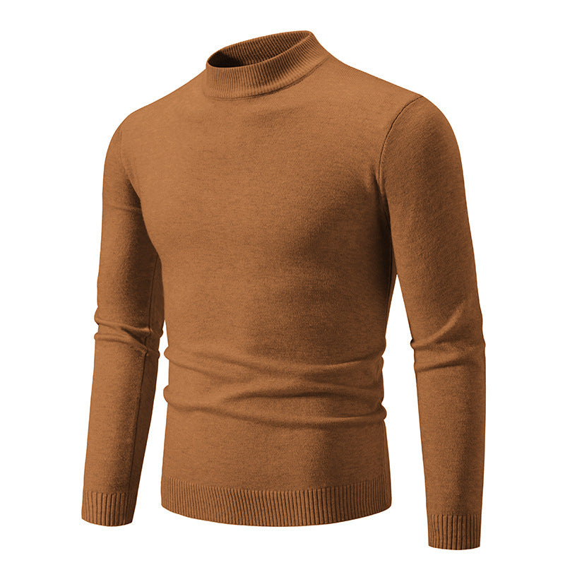 Men's trendy turtleneck sweater made of fine knit quality Skorter