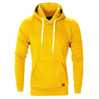 Men's hooded sweater with a fashionable cut and casual lining Skorter