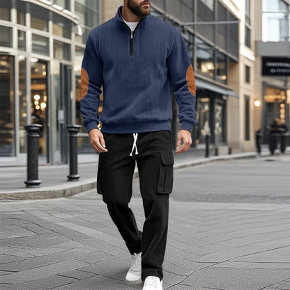 Men's sporty leisure set with zipper and practical pockets Skorter