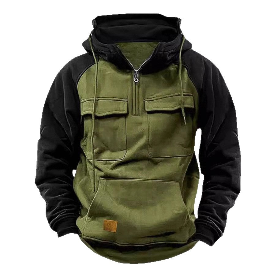 Men's stylish hoodie with functional pockets Skorter