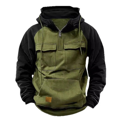 Men's stylish hoodie with functional pockets Skorter