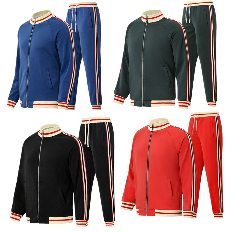 Men's sporty tracksuit with modern design and functional details Skorter