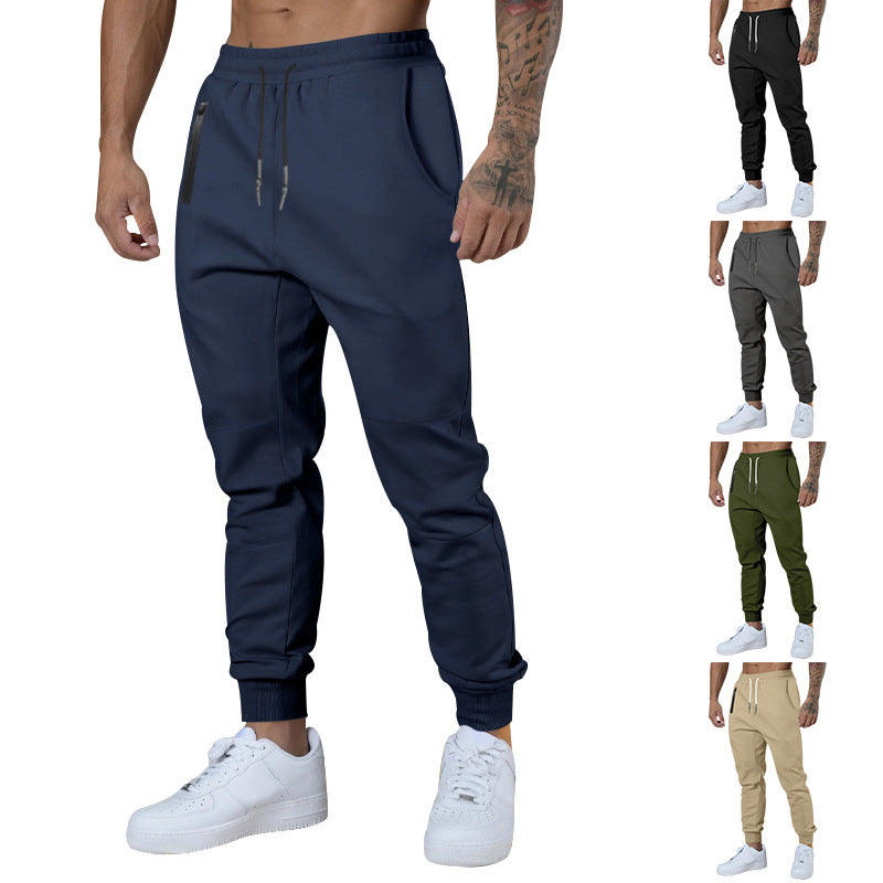Men's sporty jogger pants with drawstring and practical pockets Skorter