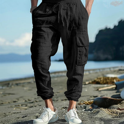 Men's Cargo Jogging Pants with Practical Pockets Skorter