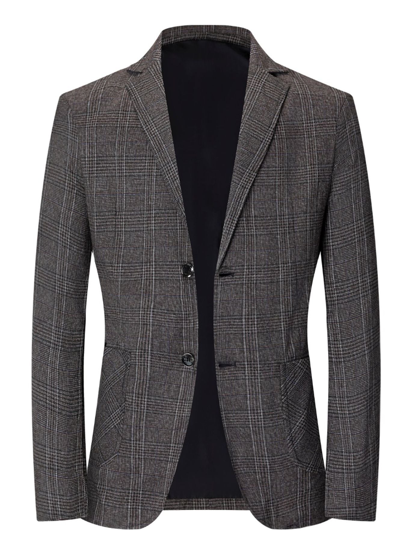 Men's stylish checkered Slim-Fit Blazer Skorter