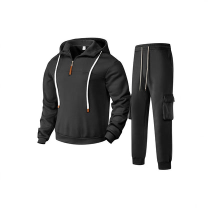 Men's sporty tracksuit with modern zipper and practical pockets Skorter