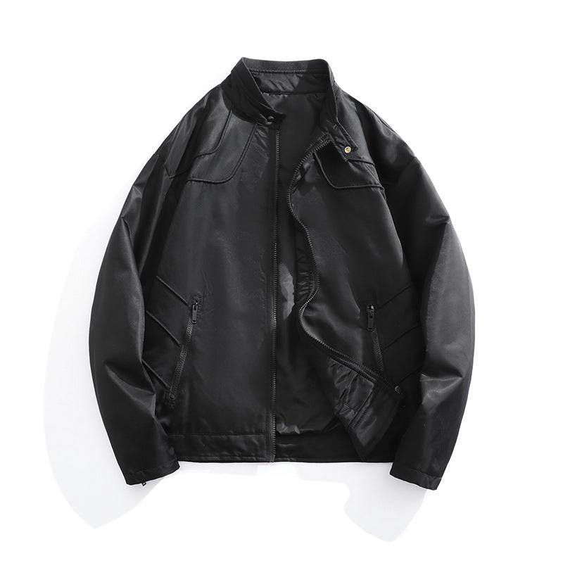 Herrbikerjacka med praktiska fickor och andningsbara egenskaper Skorter