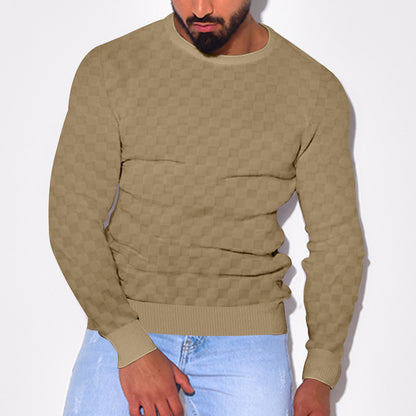 Men's stylish textured sweater Skorter