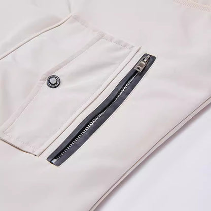 Men's winter jacket with removable faux fur collar and versatile pockets Skorter