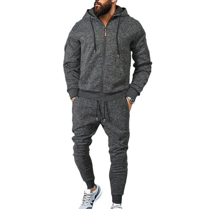 Men's stylish tracksuit set with hoodie and jogging pants Skorter