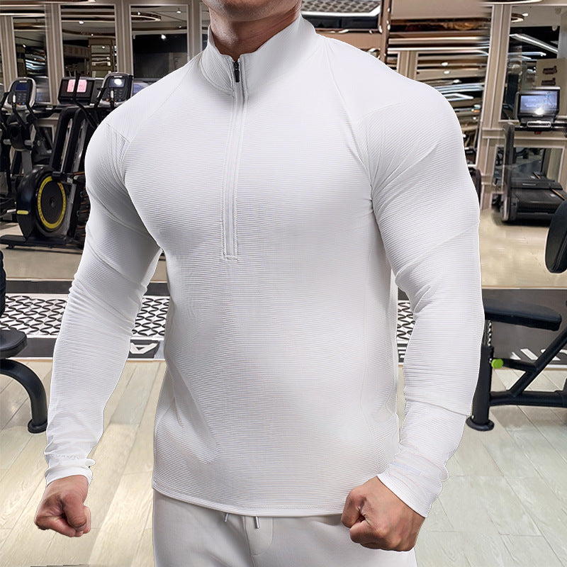Men's Breathable Functional Shirt with Half Zipper Skorter