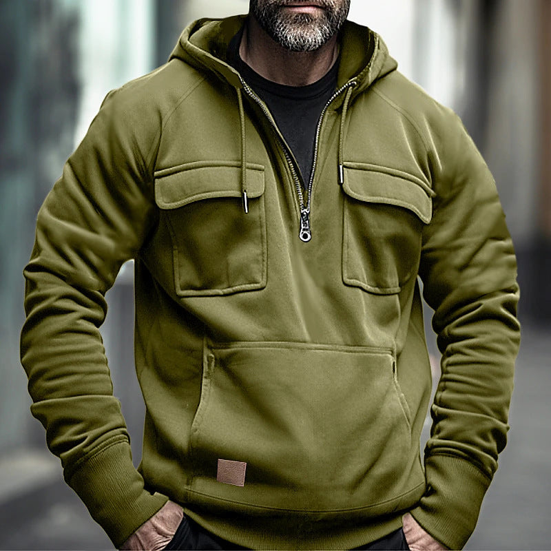 Men's stylish hoodies with practical chest pockets Skorter