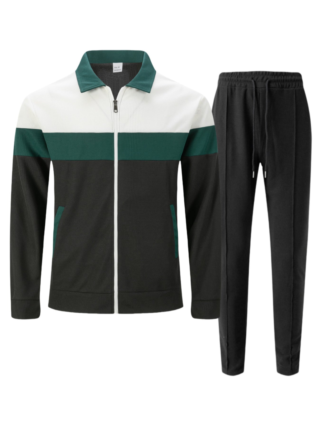 Men's sporty tracksuit set with breathable material and functional pockets Skorter